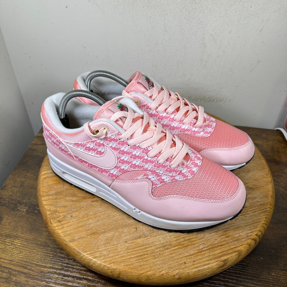 Nike Air Max 1 Strawberry Lemonade Mens Pink Sneakers CJ0609-600 US 10